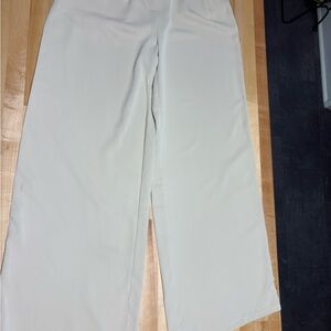 Sweet Rain Cream Wide-Leg Pants